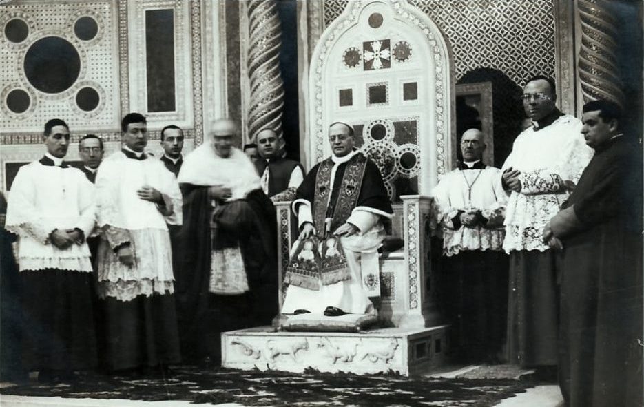 Pius XI na Lateranie